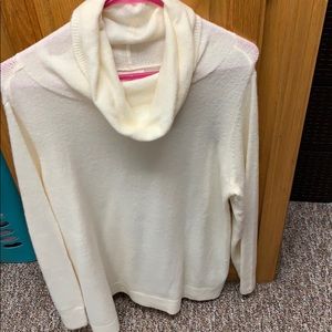 Cream color turtle neck
